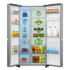 Réfrigérateur HISENSE Side By Side INVERTER No Frost 637 Litres / RS5P668NMC / INOX Avec Afficheur et Distributeur d'eau