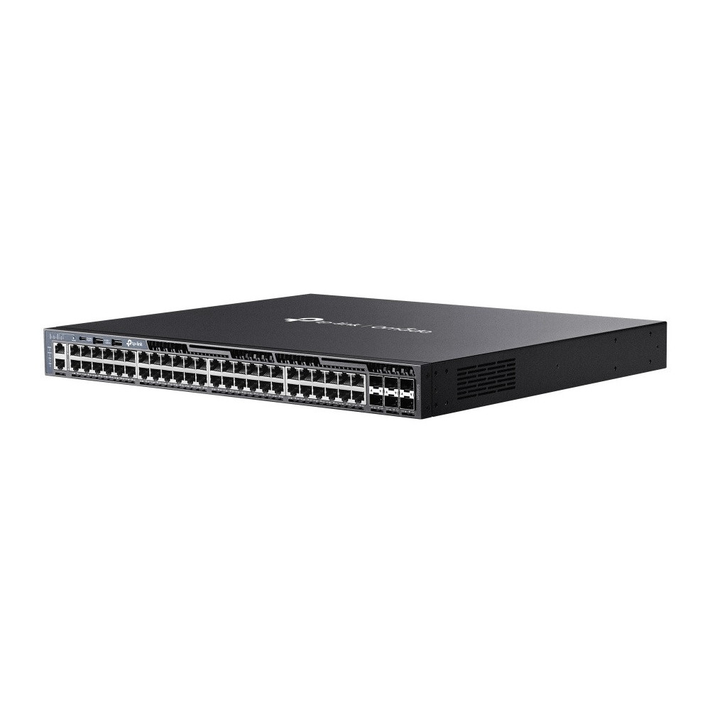 Commutateur administrable L3 empilable Gigabit Omada TP-Link 48 ports avec 6 emplacements 10G