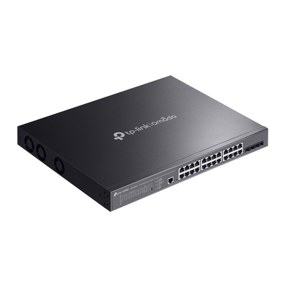 Switch administrable Omada TP-Link 24 ports Gigabit et 4 ports 10GE SFP+ L2+ avec 16 ports PoE+ et 8 ports PoE++