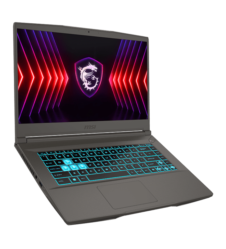 Pc Portable Gamer MSI Thin 15 B13U / i5-13420H / RTX 2050 4G / 8 Go / 512 Go SSD / Windows 11 Pro / Gris Cosmos