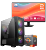 Setup Gamer Special Pc de Bureau Gaming / Ryzen 3 3200G / Vega 8 / 16 Go Avec Écran MSI Pro MP252L 24.5" Full HD IPS / 100 Hz