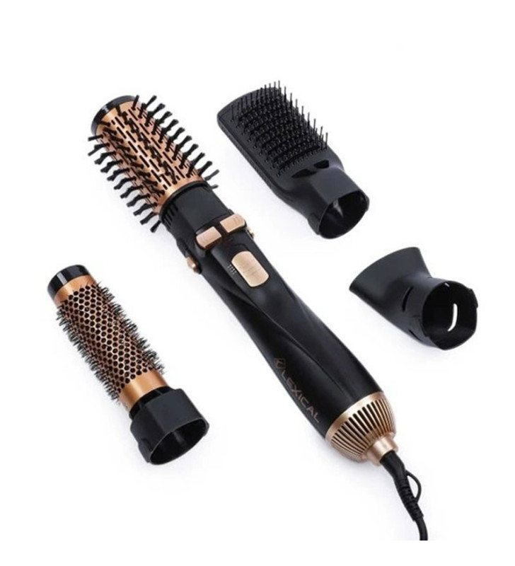 Brosse soufflante LEXICAL 4en1 / 1000 W / Noir / LAS-5203