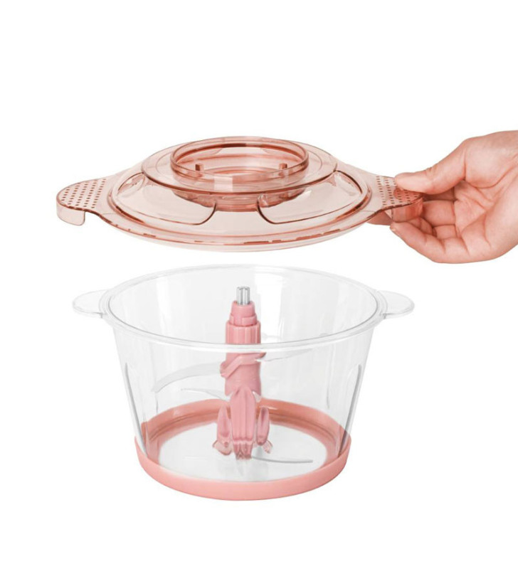 Hachoir Electrique LEXICAL 2 Litres / 300W / ROSE