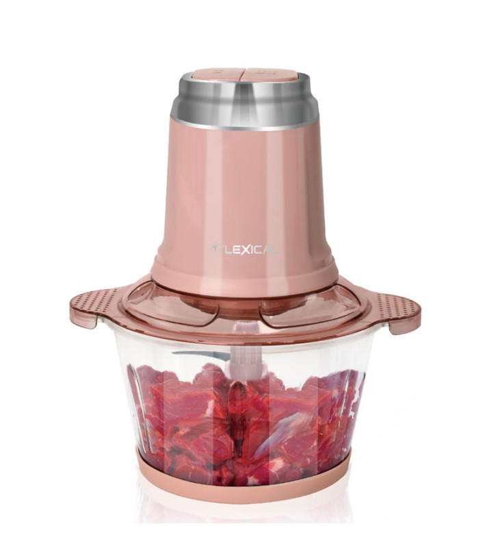Hachoir Electrique LEXICAL 2 Litres / 300W / ROSE