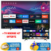 HISENSE 75'' QLED UHD 4K Smart TV + TV HISENSE 43" UHD OFFERTE