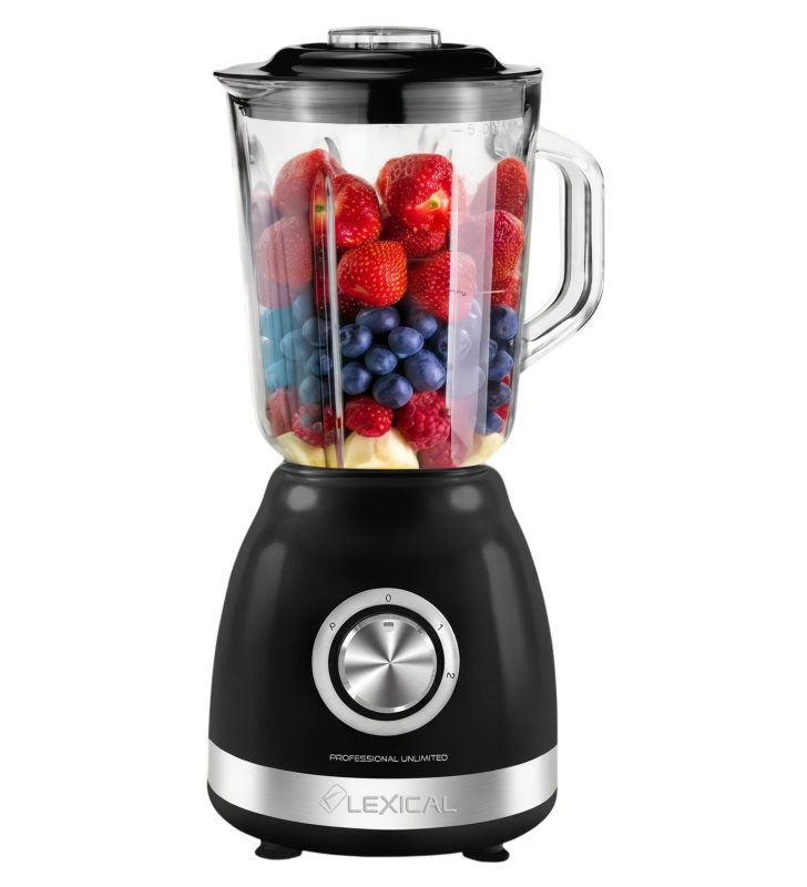 Blender 2EN1 LEXICAL LBL-1526-2-N 500W 1.5L - NOIR