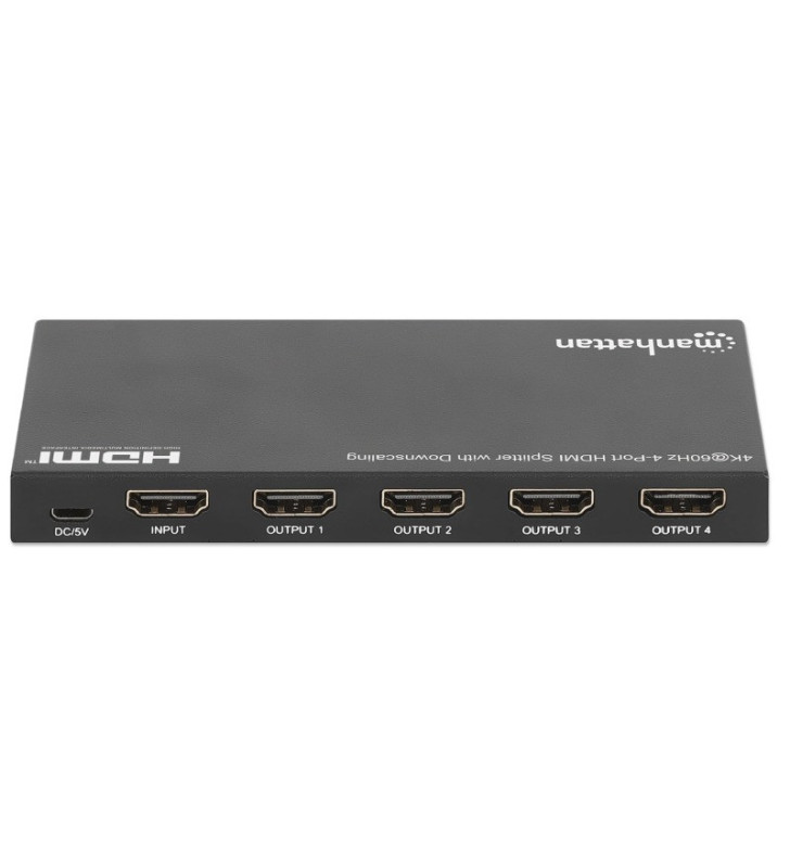 Répartiteur HDMI 4 ports 4K à 60 Hz 18 Gbit/s / Noir
