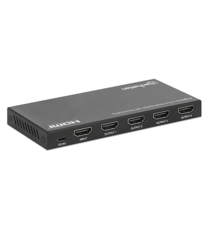 Répartiteur HDMI 4 ports 4K à 60 Hz 18 Gbit/s / Noir