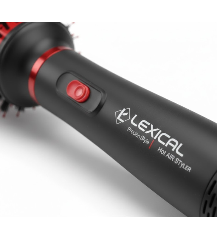 Brosse soufflante LEXICAL LSB-5115 1000 Watts - Noir & Rouge