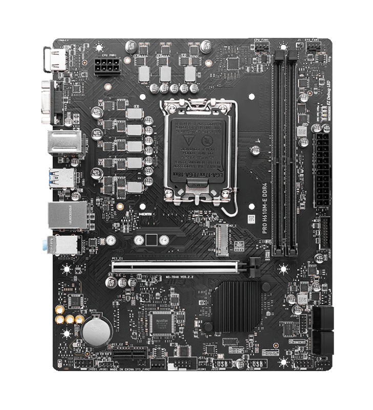 Carte mére MSI PRO H610M-E