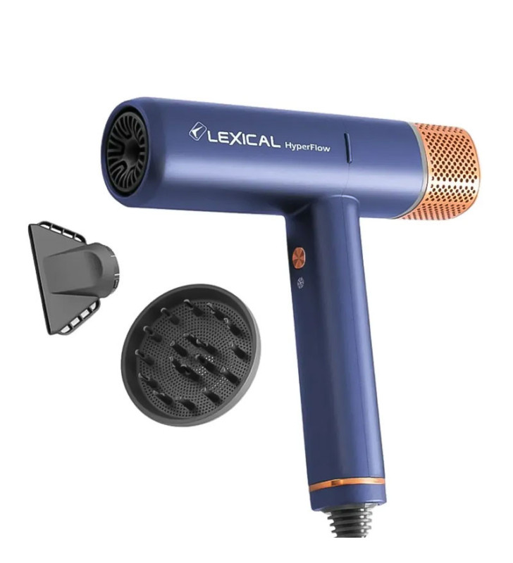 Séche Cheveux LEXICAL TURBO 1600W / Bleu / LHD-5096-6-B