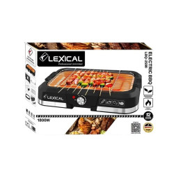 Barbecue électrique LEXICAL / 1800W / Noir
