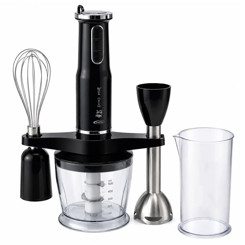 Mixeur Plongeant 4en1 FLORENCE 500ml / 600W / Blanc / HK-335-BL