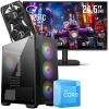 Setup Gamer Special Pc de Bureau Gaming / i3-12100F / RTX 3050 6G / 16 Go Avec Écran Gaming Cooler Master 24.5" Full HD IPS / 120 Hz