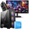 Setup Gamer Special Pc de Bureau Gaming / i3-12100F / GTX 1650 4G / 8 Go Avec Écran Gaming Cooler Master 24.5" Full HD IPS / 120 Hz