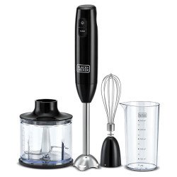 Mixeur Plongeant 3en1 BLACK & DECKER 600W / Noir