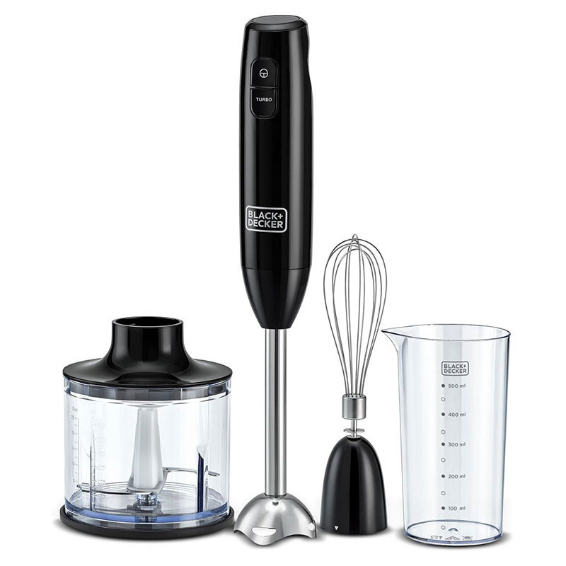 Mixeur Plongeant 3en1 BLACK & DECKER 600W / Noir