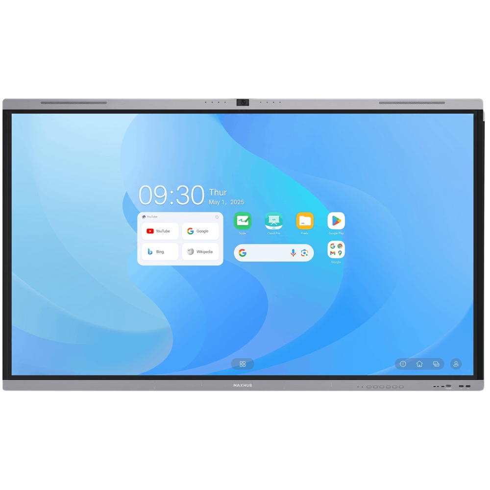 Écran interactif MAXHUB 75'' 60Hz 6.5ms U7540 16GB 256GB ANDROID 15 EDLA +CAMERA