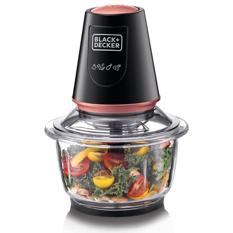 Hachoir BLACK & DECKER 1.2 Litre / 400W / ROSE GOLD et Noir