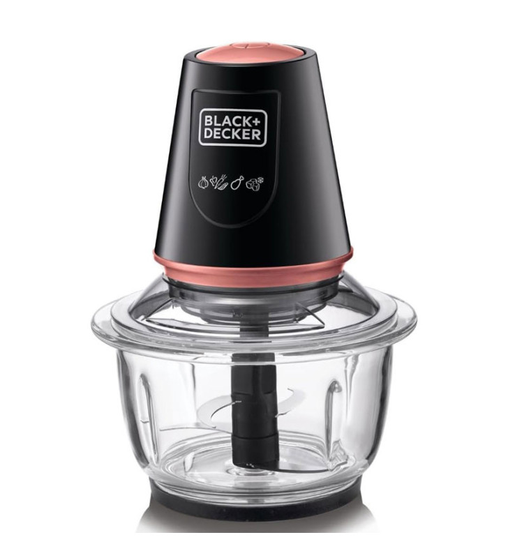Hachoir BLACK & DECKER 1.2 Litre / 400W / ROSE GOLD et Noir