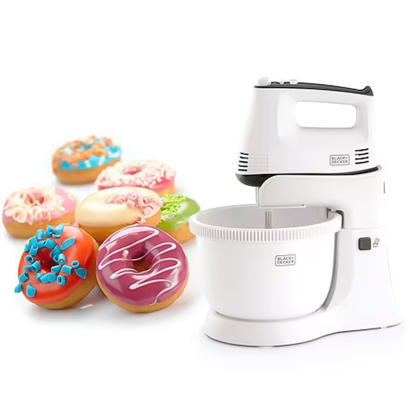 Batteur avec Bol BLACK & DECKER 300W / Blanc / M700-B5