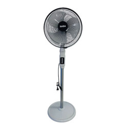 Ventilateur Sur pied SABA 16 / Noir et Gris