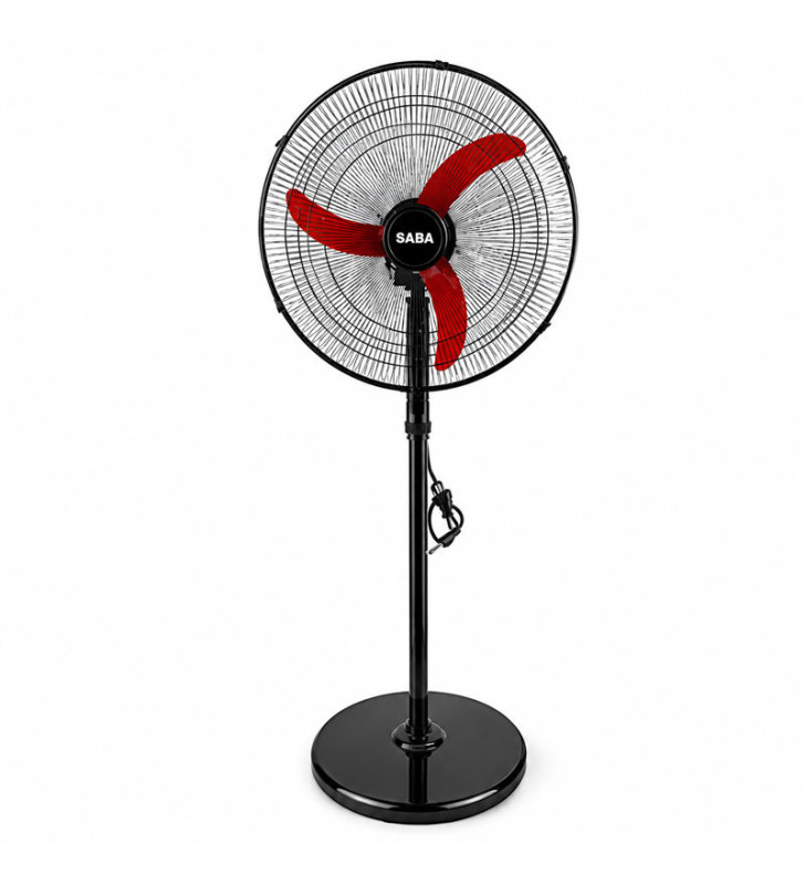 Ventilateur sur pied SABA 20 / Noir et Rouge