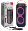 Haut parleur karaoké Portable SING-E ZQS4277 / Lumières RGB / 15W X 2 / Noir