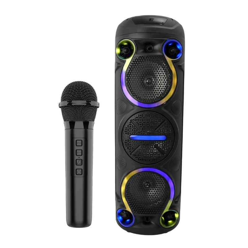 Haut-parleur Bluetooth SING-E ZQS6302 / Lumières RGB / 30W / Avec microphone / Noir
