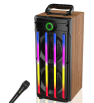 Haut-parleur Bluetooth SING-E JQS9401 / RGB / 10W Haute puissance