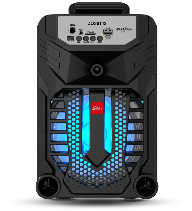 Haut-parleur Bluetooth ZQS6142 / 15W / Avec Microphone / Noir