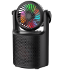 Haut-parleur sans fil Sing-e ZQS1440 Avec ventilateur RGB / Noir