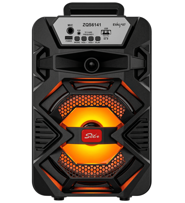 Haut Parleur Sans fil ZQS 6141 Rechargable Avec Microphone