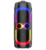 Haut-parleur sans fil haute qualité avec microphone et lumière ambiante RGB / Noir