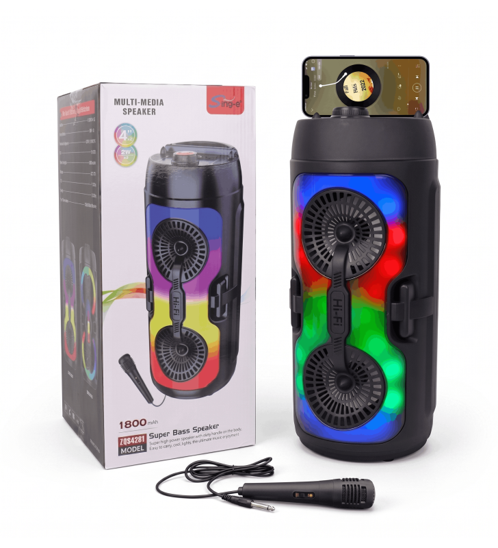 Haut-parleur Bluetooth SING-E ZQS4291 / 20W / Noir