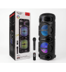 Haut Parleur Bluetooth ZQS-12208  Avec micro sans fil / 6000mAH / 100W / Noir