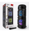 Haut Parleur Bluetooth ZQS-12208  Avec micro sans fil / 6000mAH / 100W / Noir