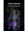 Haut Parleur Bluetooth ZQS-12208  Avec micro sans fil / 6000mAH / 100W / Noir