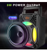 Haut Parleur Sans fil ZQS 1367 Rechargable Avec Microphone / Noir