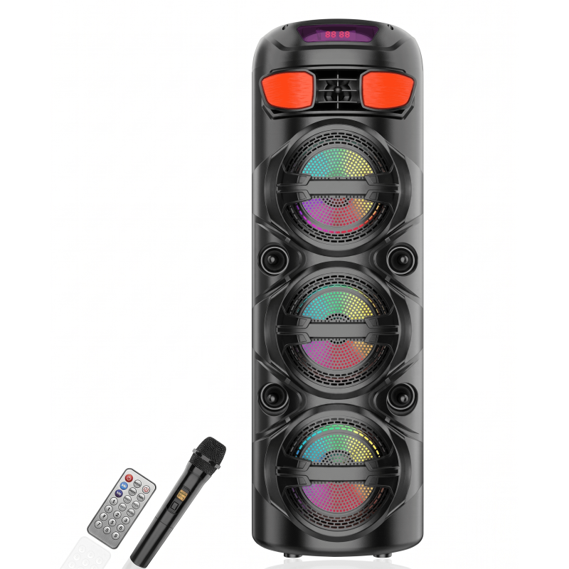 Haut Parleur Sans Fil ZQS 6301 Avec Microphone / Sound 3D DolbyS 30W / Noir