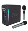 Haut-parleur sans fil Sing-e ZQS-V60 / 2x Microphone / RGB / 120 W / Noir