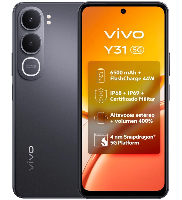 Smartphone VIVO Y31 5G / 16 Go / 256 Go / Noir