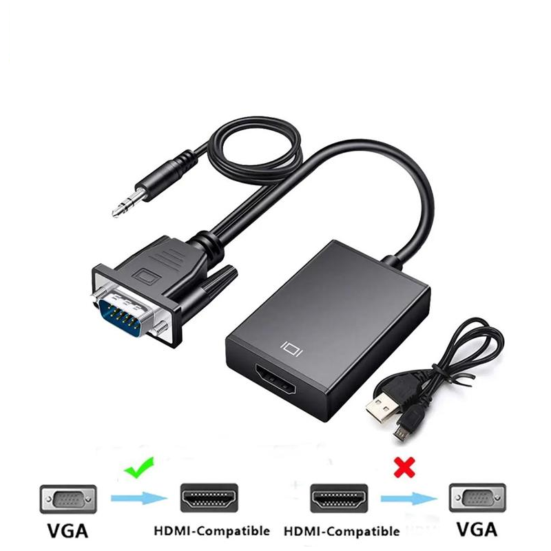 Adaptateur VGA TO HDMI avec Audio