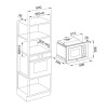 Micro Onde Encastrable FRANKE 20 Litres  FSL20MWBK