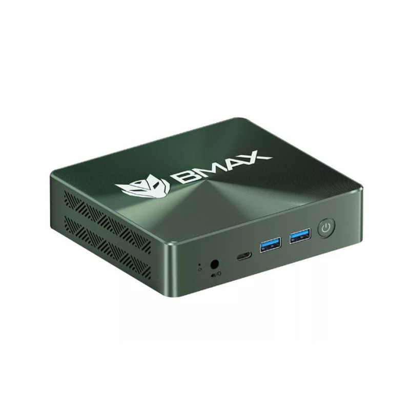 Mini Pc de bureau BMAX B6 PLUS / i3-1000NG4 / 12 Go / 512 Go SSD / Windows 11 / Vert Avec Écran Enter ECR-MO-A03 22" HD / VGA / HDMI / 60 Hz