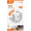 Chargeur Secteur Rapide OTU KT06-I Avec câble Lightning / Type-C / 20 W / Blanc