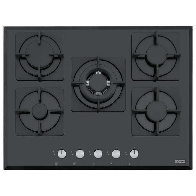 Plaque de cuisson Encastrable FRANKE 5 Feux / Verre Noir