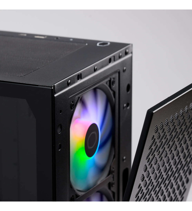 Boîtier Gamer Mini tour Cooler Master Elite 302 / Micro-ATX / ARGB / Noir