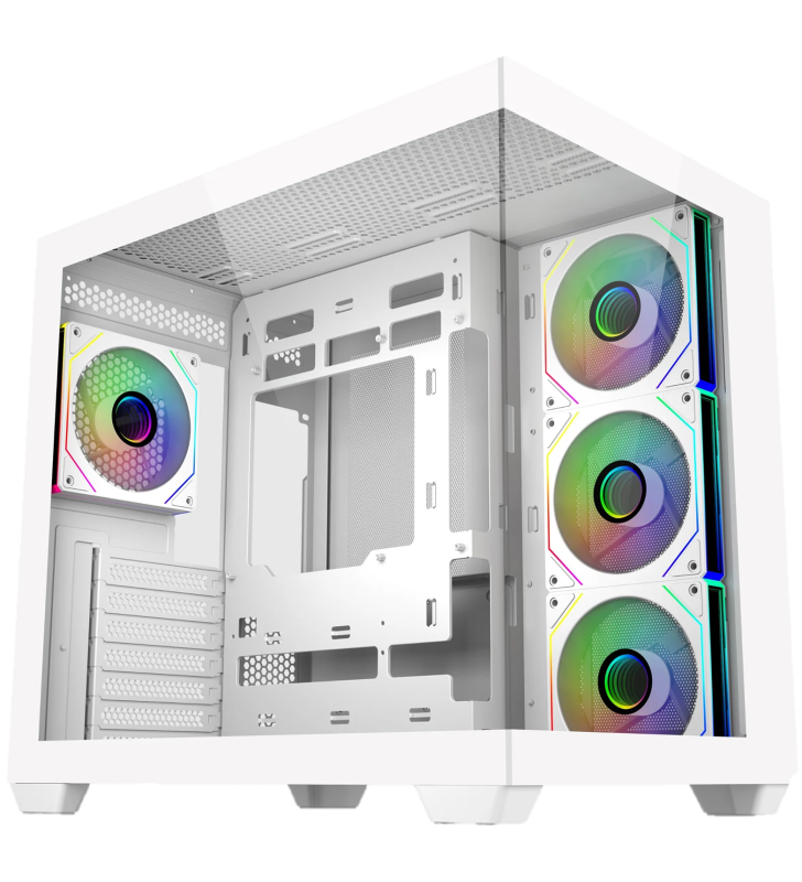 Boîtier Cooler Master Elite 681 / 4x FAN ARGB  / Blanc