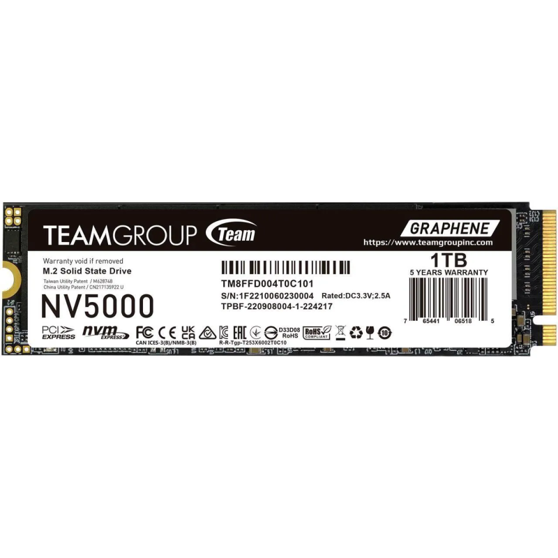 Disque Dur Interne Team Group NV5000 M.2 2280 / 1 To